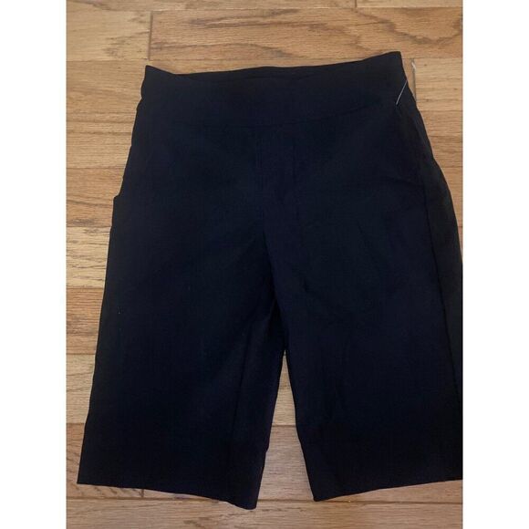 NWOT Truth By Republic women's Black pull on mid rise dress Shorts size XS - Picture 3 of 8